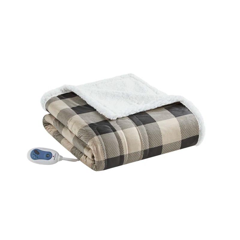Woolrich Woolrich Linden Oversized Mink to Berber Heated Throw