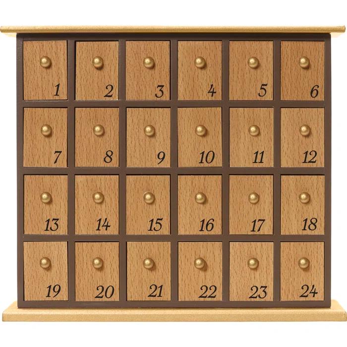 Precious Moments 26 Piece Nativity Advent Calendar Set
