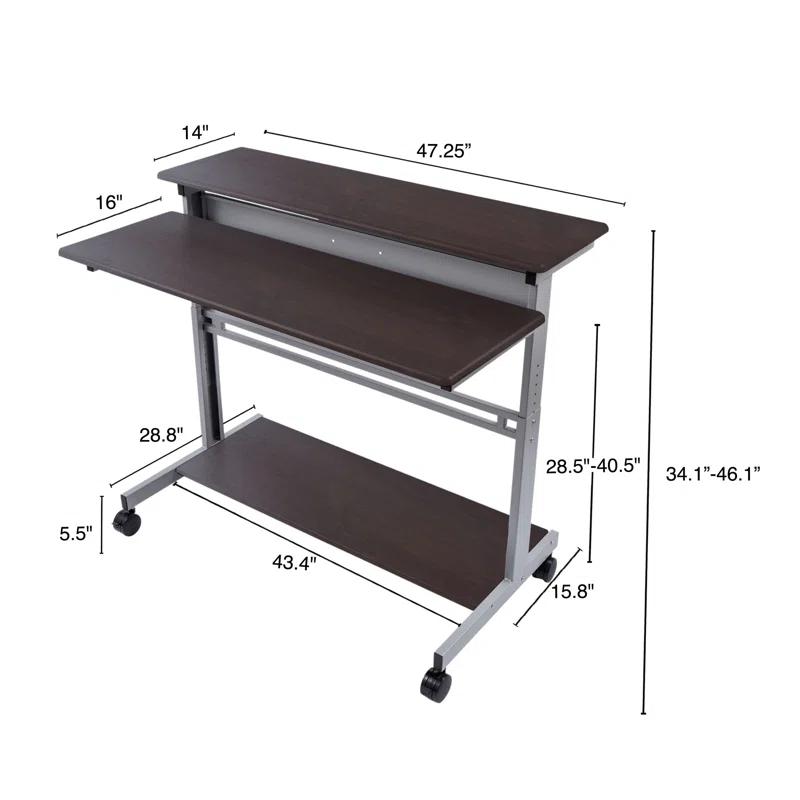Adjustable Metal Base Standing Desk
