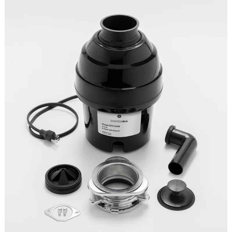 GE Appliances Disposall 3/4 HP Continuous Feed Garbage Disposer - Corded