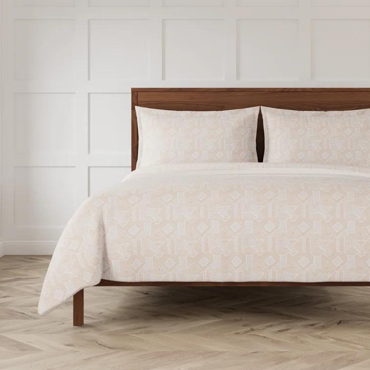 Ann Gish Met X Ann Gish Traditional Cotton Geometric Shapes Duvet Cover Set