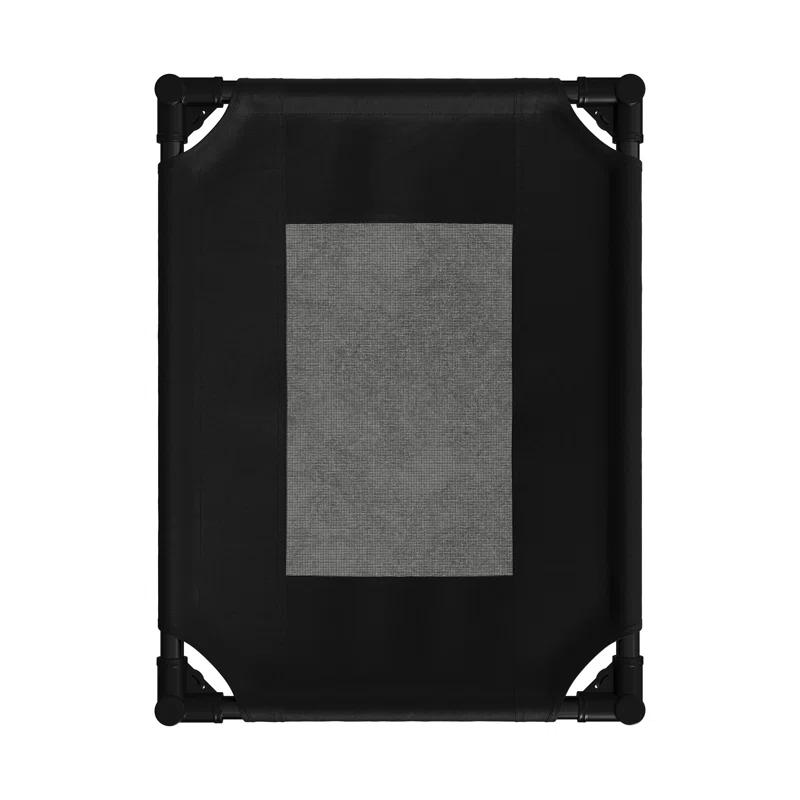 PETMAKER 24.5x18.5-Inch Elevated Dog Bed, Black | Wayfair