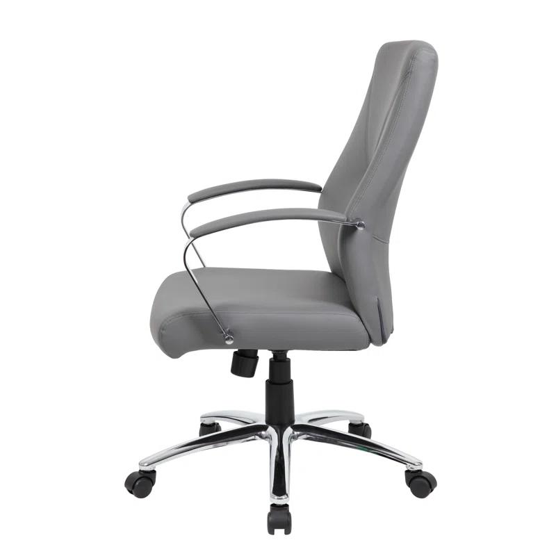 Boss Office Products Leather Conference Chair
