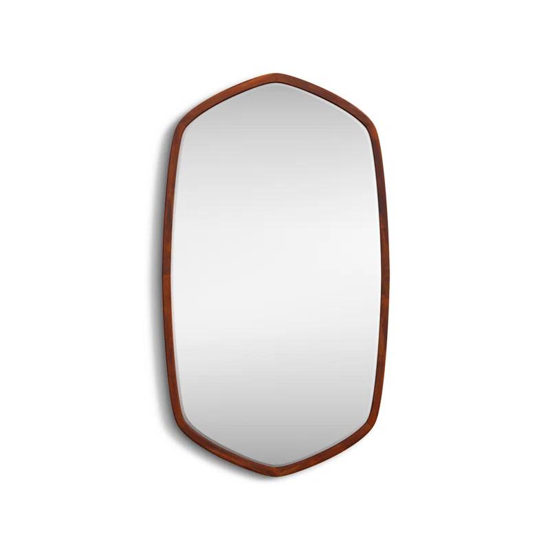 Glover Wood Hexagon Wall Mirror