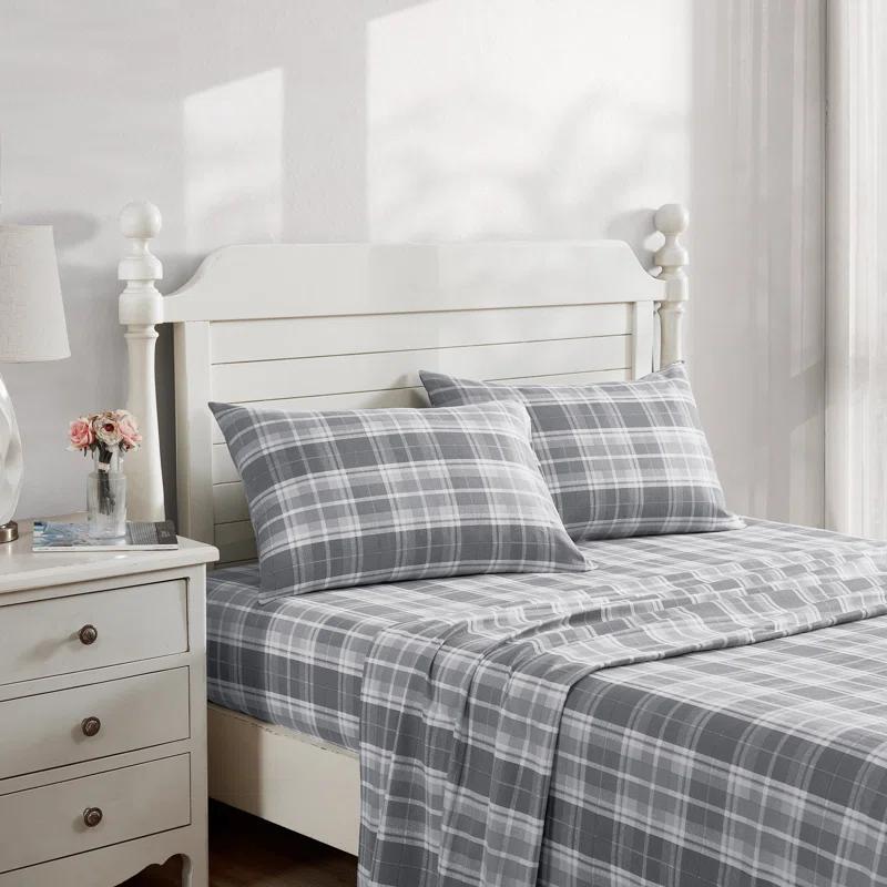 Laura Ashley Laura Ashley Cotton Flannel Cozy Sheet Sets