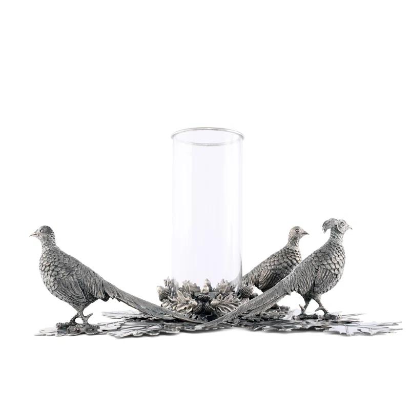 Vagabond House Morning Hunt 10'' H Tabletop Hurricane