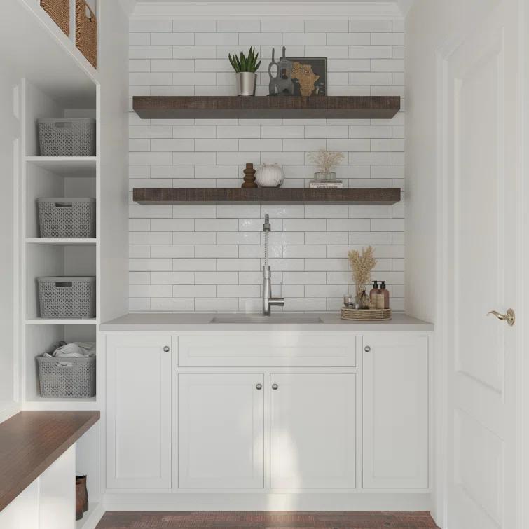 Dogberry Collections Dogberry Collections Solid Beam Floating Shelf