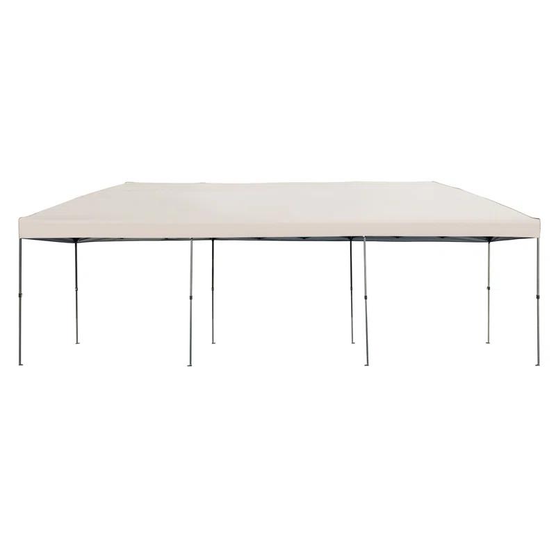 GROUPES 10X30 Pop Up Canopy With Sidewalls, Heavy Duty Outdoor Party Tent With Wheeled Bag, For Patio,Wedding, Backyard
