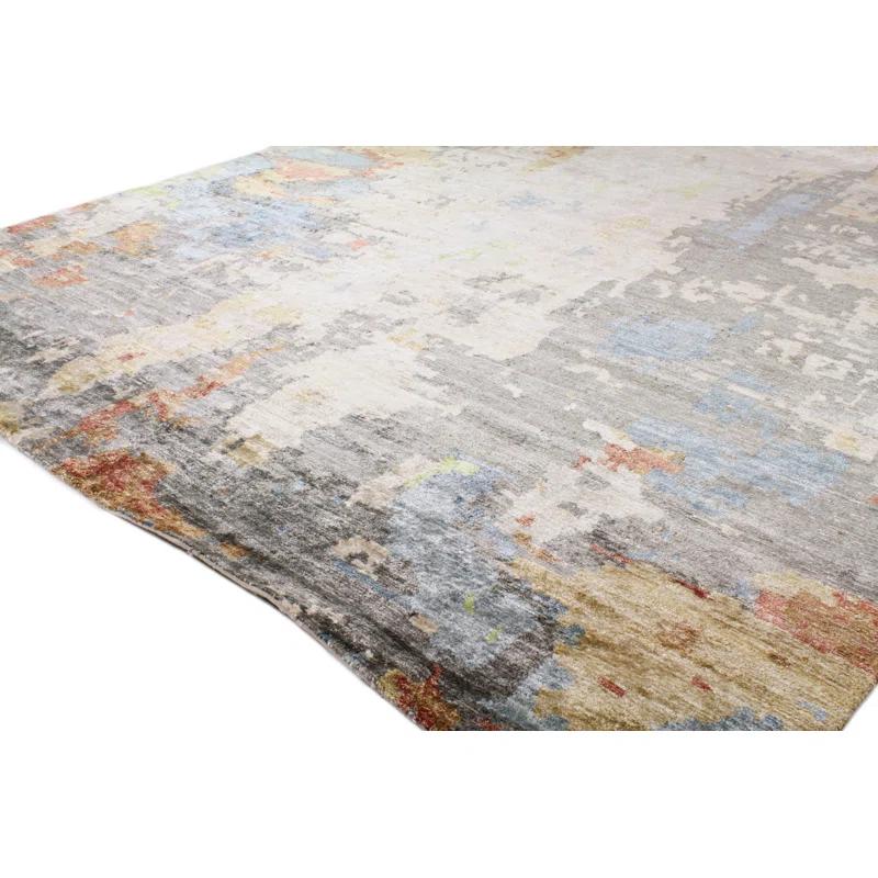 Bashian Rugs Cascade Viscose Abstract Indoor Rug