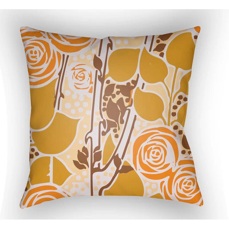 Livabliss Chinoiserie Floral Floral Throw Pillow