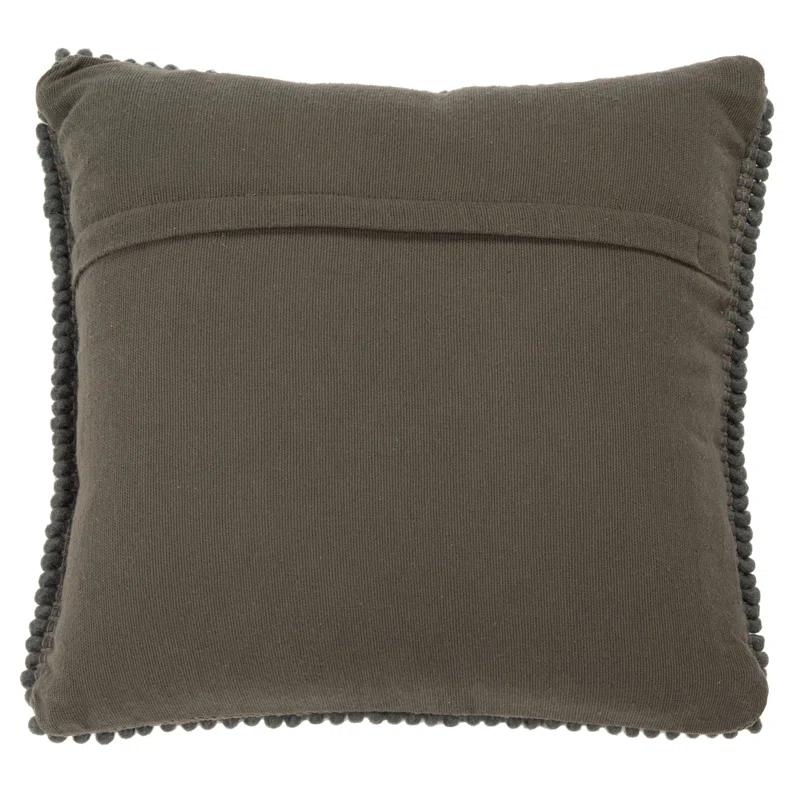 Safavieh Darvey Embroidered Wool Blend Reversible Throw Pillow