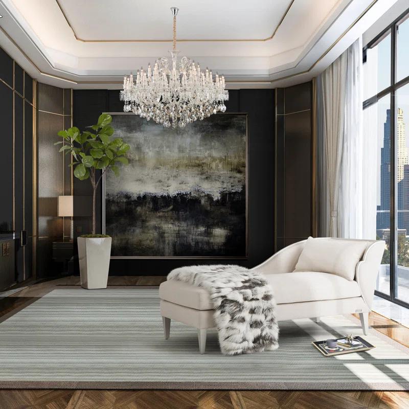 Michael Amini Chambord 37 - Light Crystal Dimmable Classic / Traditional Chandelier