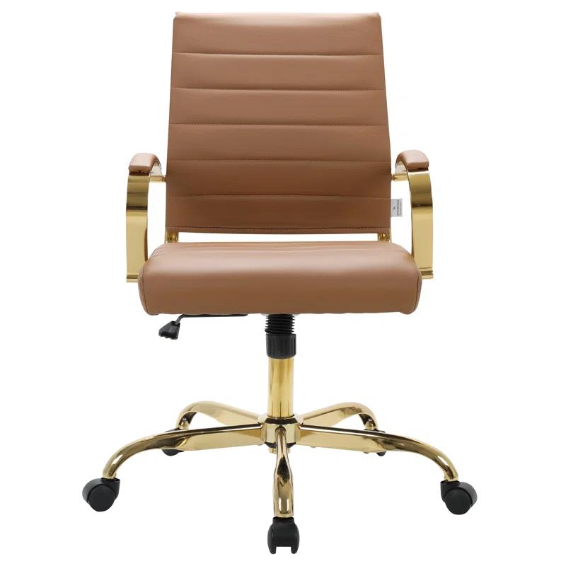 Naudain Faux Leather Office Conference Chair