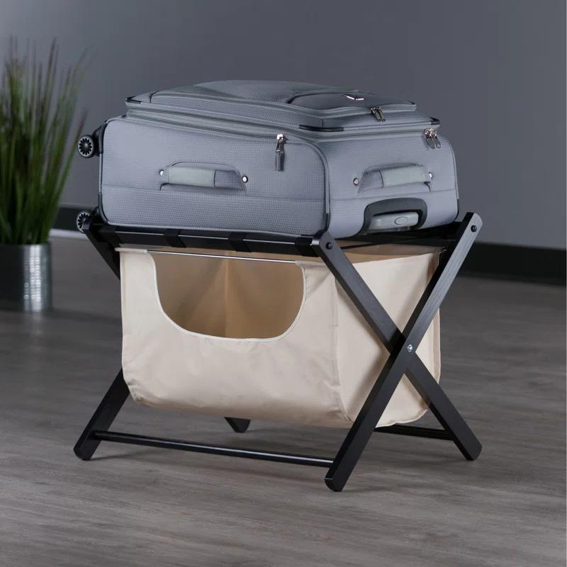 Folding Wood Luggage Rack