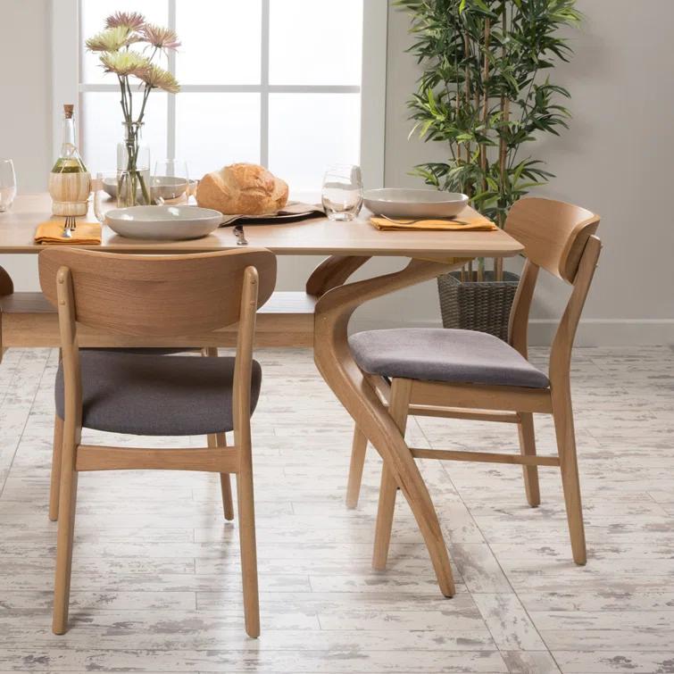 George Oliver Barros 18'' H Upholstered Side Chair (Set of 2)