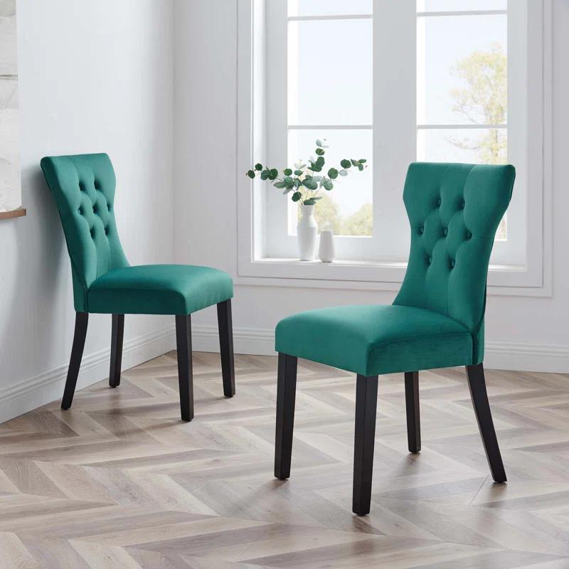 Modway Modway Silhouette Performance Velvet Dining Chairs