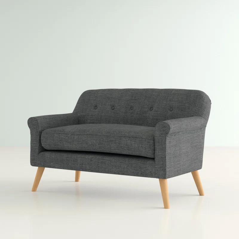 George Oliver Deby 49.75'' Upholstered Loveseat