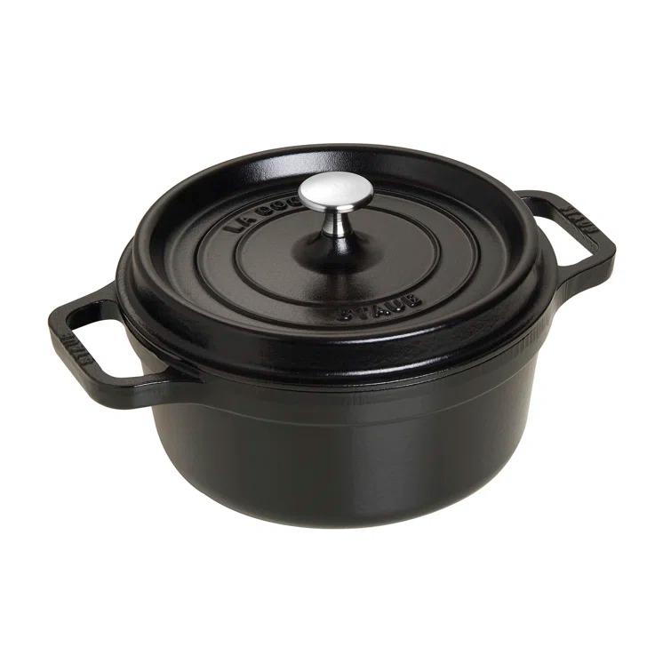 Staub ® 5.5-Qt Matte Black Cocotte