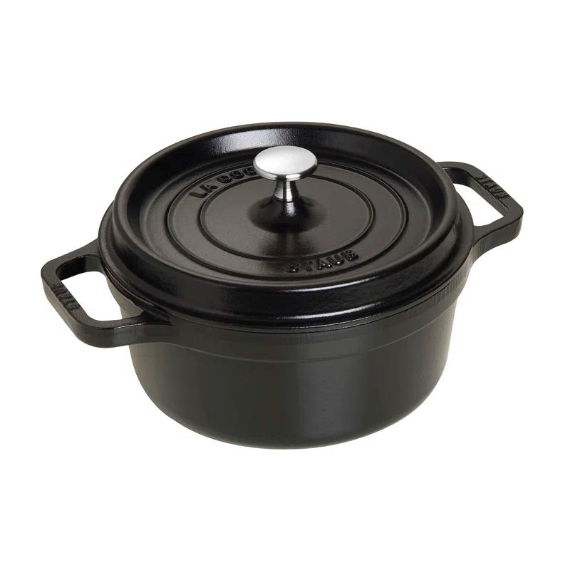Staub ® 5.5-Qt Matte Black Cocotte