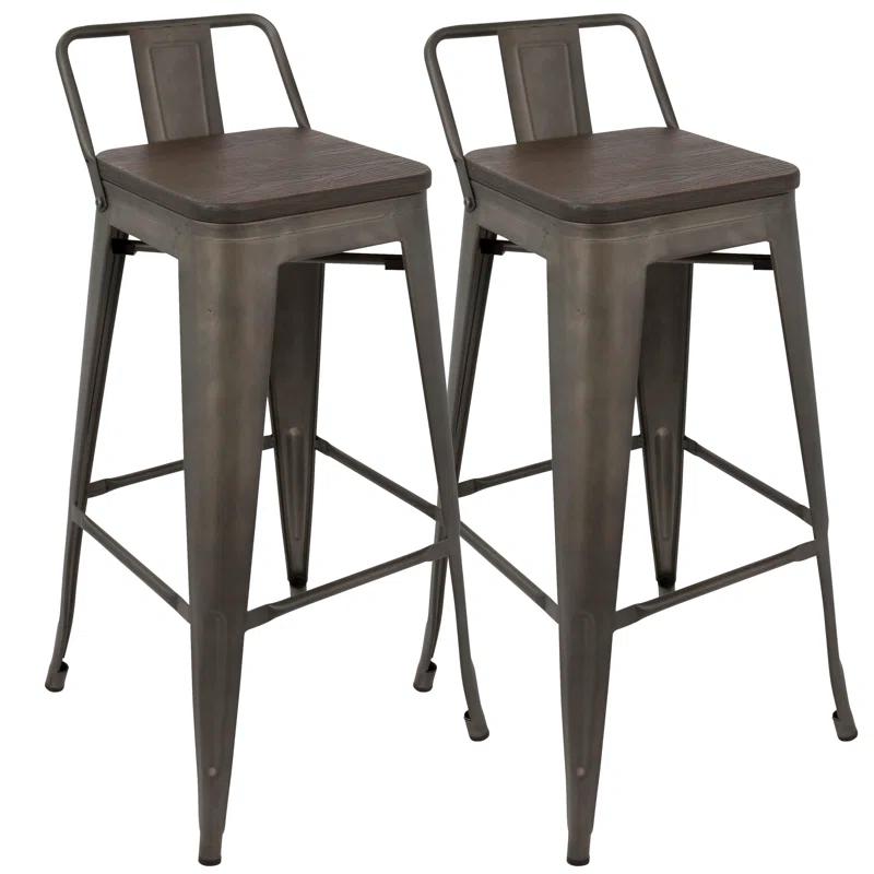Counter Stool with Metal Frame