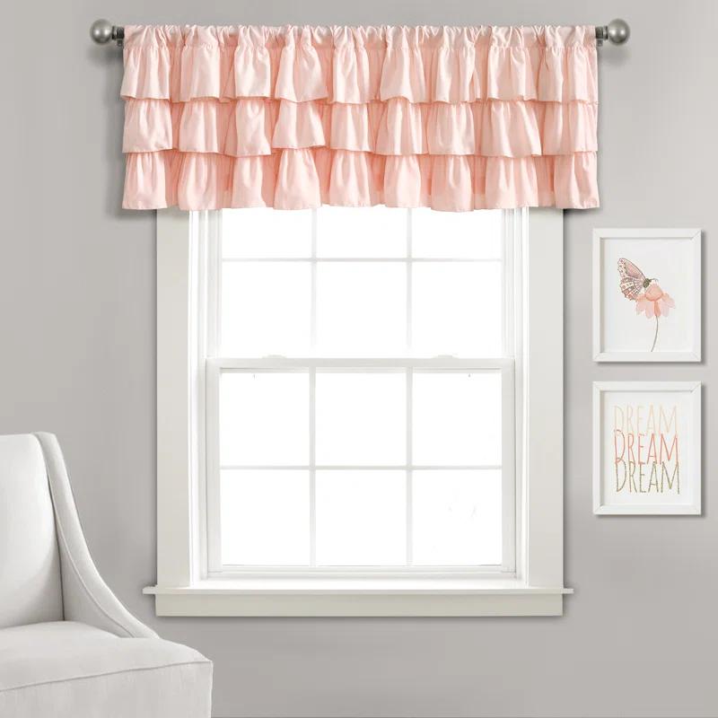 Lush Decor Belle Ruffled 84'' W Window Valance