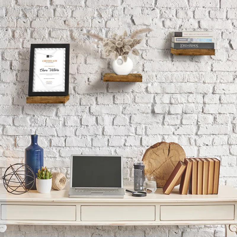 Sorbus Floating Shelves with Invisible Mounting Set of 3