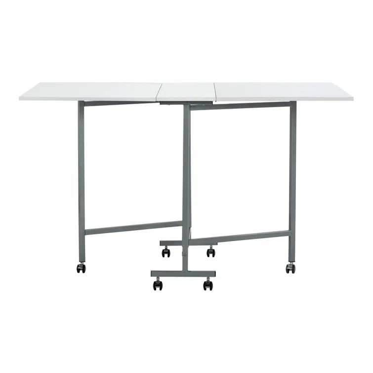 Sew Ready 58.75'' x 36.5'' Foldable Craft Table with Wheels