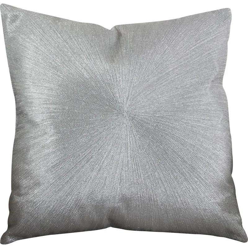 Shimmering Cotton Throw Pillow