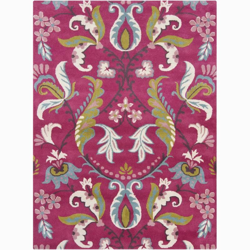 Bajrang Wool Floral Rug