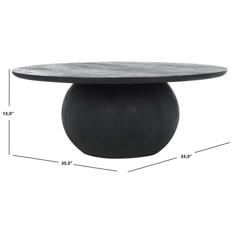 Birch Lane™ Ardo Solid Wood Pedestal Coffee Table & Reviews | Birch Lane