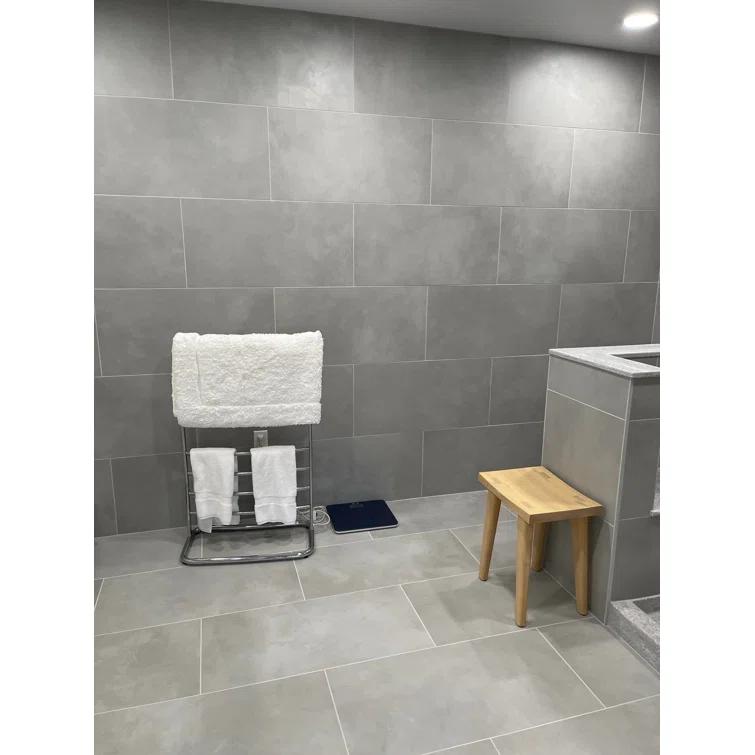 Bond Tile Ryx 15.74 in. x 31.49 in. Matte Porcelain Concrete Look Floor and Wall Tile (13.77 Sq. Ft. / Case)