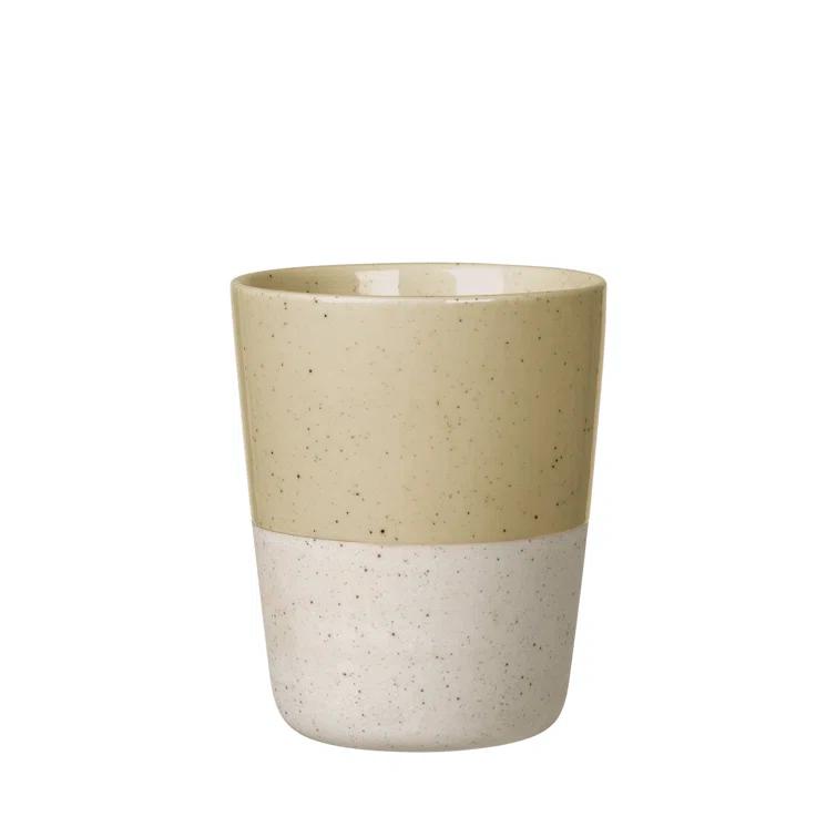 SABLO Ceramic Handleless Coffee Mug (Set of 4)