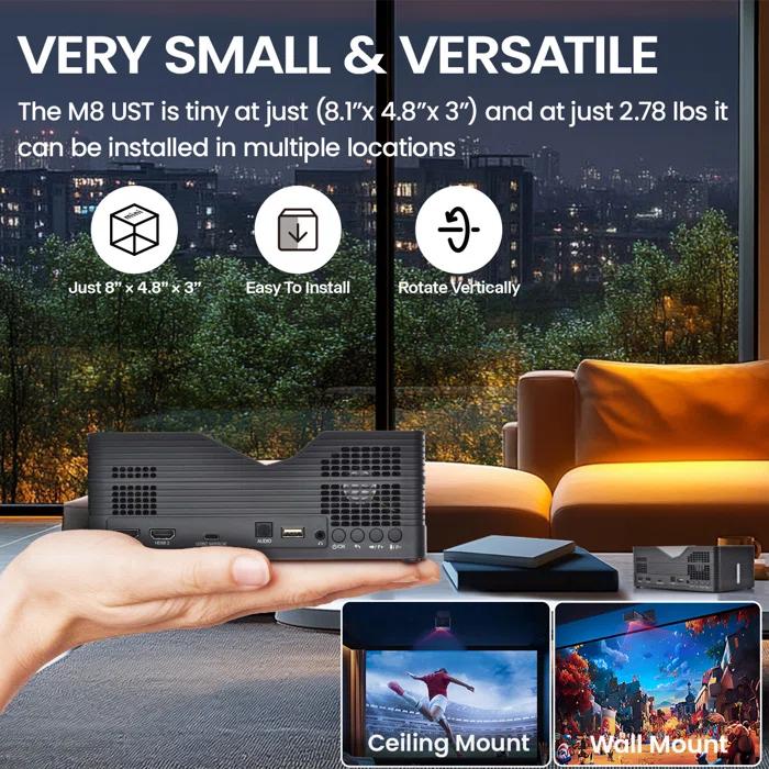 AAXA Technologies Aaxa M8 Ust Laser Projector