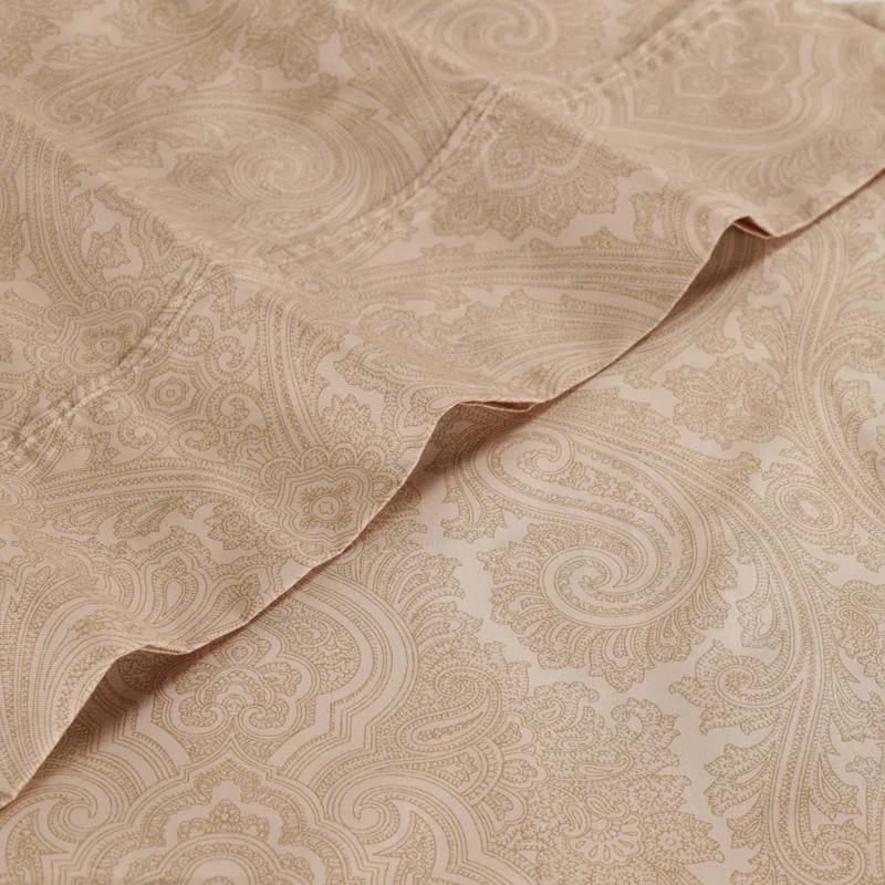 Superior Classic Paisley 600 Thread Count Cotton Blend Sateen Sheet Set