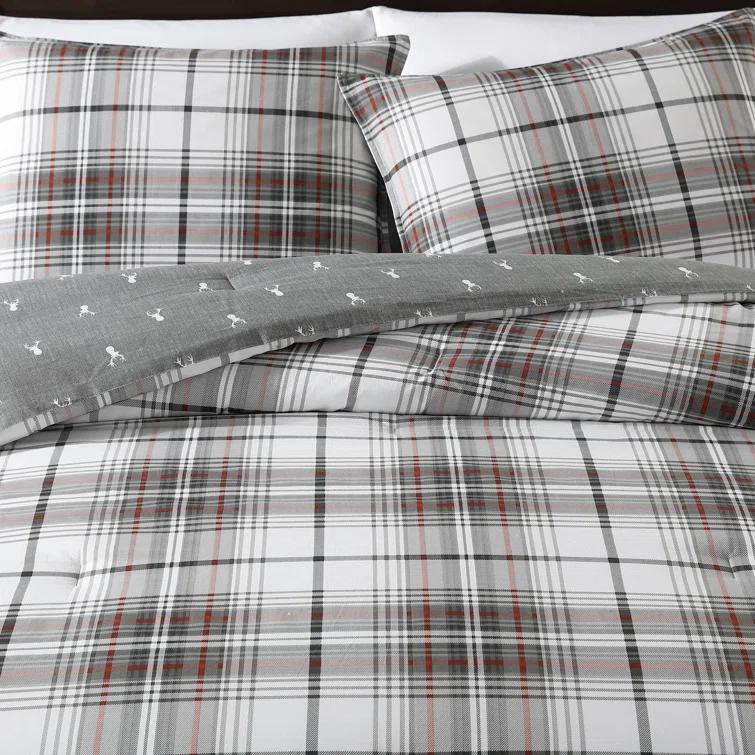 Eddie Bauer Cooper Eddie Bauer Plaid Cotton Comforter Set & Reviews | Wayfair