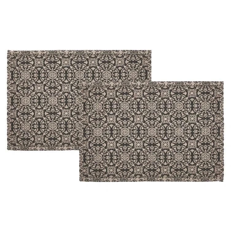 VHC Brands Custom House Geometric Rectangle Placemat (Set of 2)