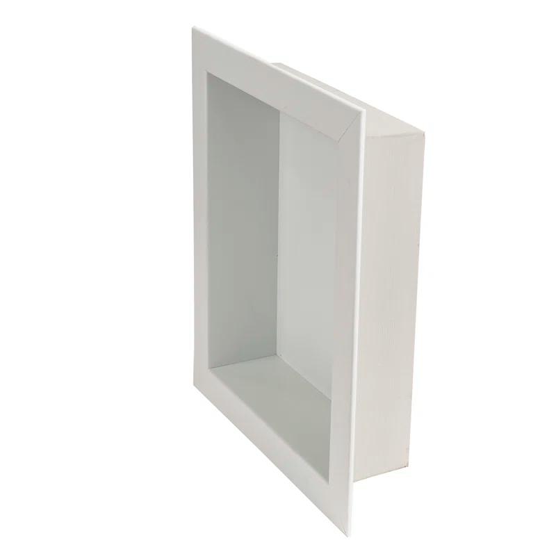 Palisade 17.5 in. x 15.5 in. Vinyl Waterproof Shower Niche Insert