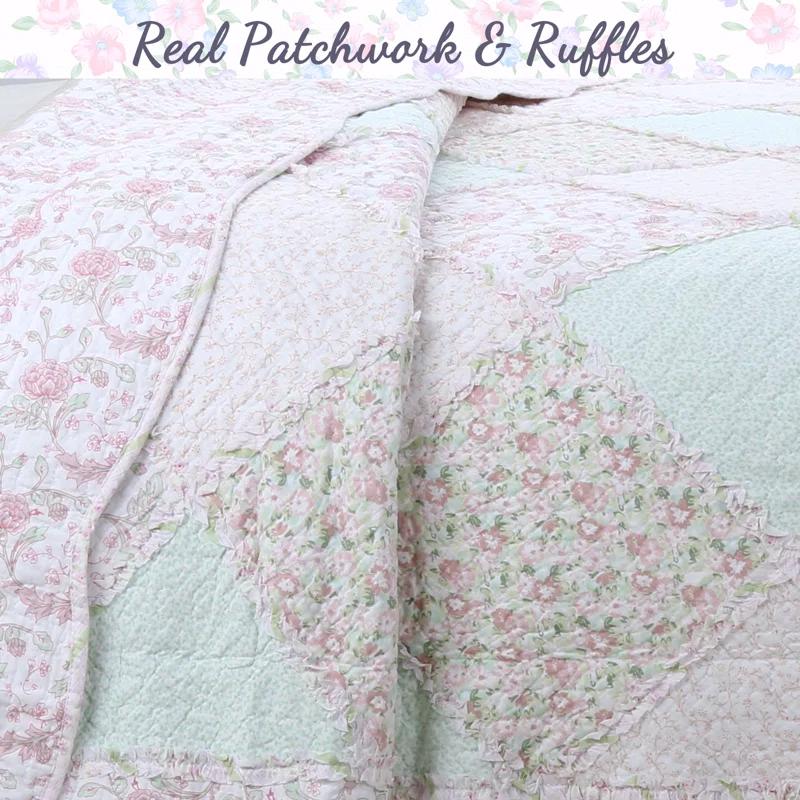 Cozy Line Home Fashion Cotton Patchwork Quilt Set