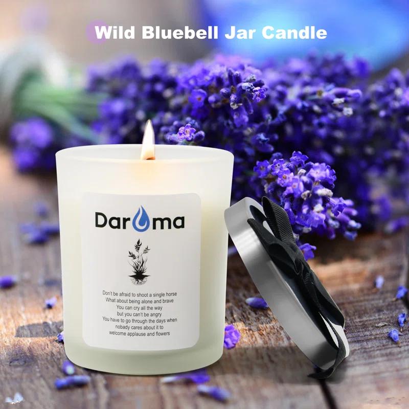 DAROMA Wild Bluebell Scented Jar Candle