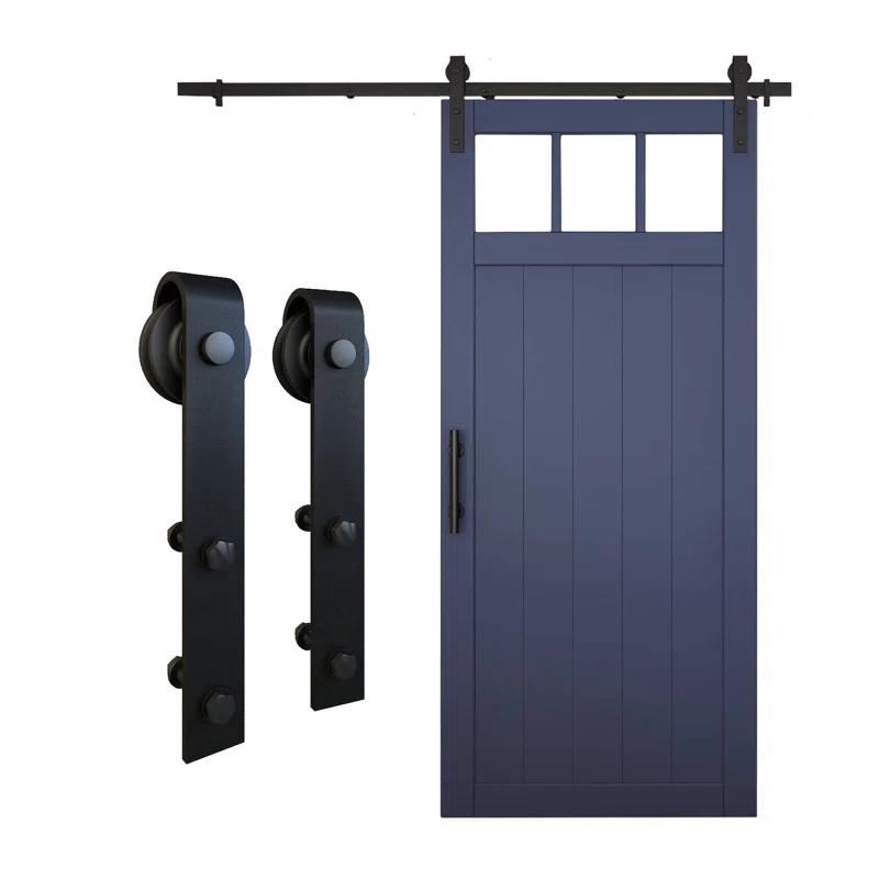 National Hardware Standard Single Barn Door Hardware Kit