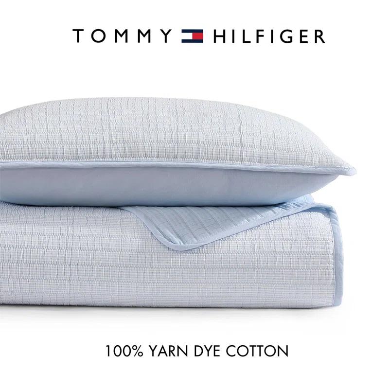 Tommy Hilfiger Tommy Hilfiger Ithaca Stripe Cotton Reversible Quilt Set