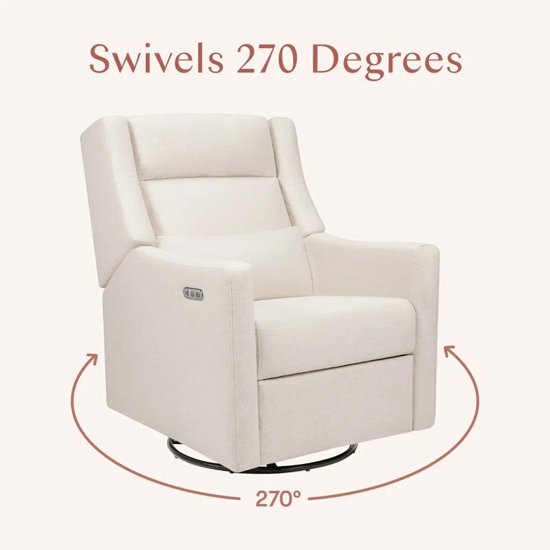 babyletto Kiwi Plus Power Recliner and Swivel Glider with Power Adjustable Headrest and USB Port | AllModern