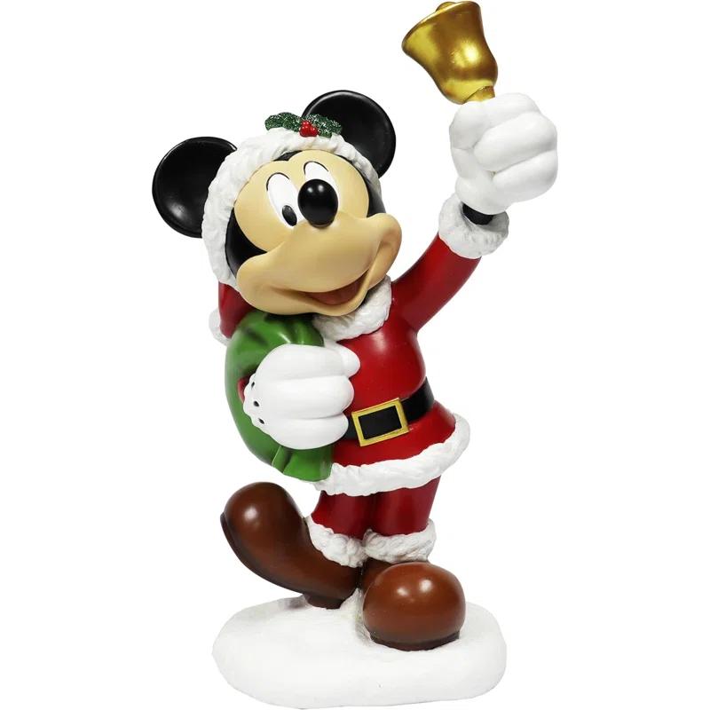 Moments in Time Moments In Time: 17.7"H Disney Mouse Holding Bell & Sack of Presents Statue