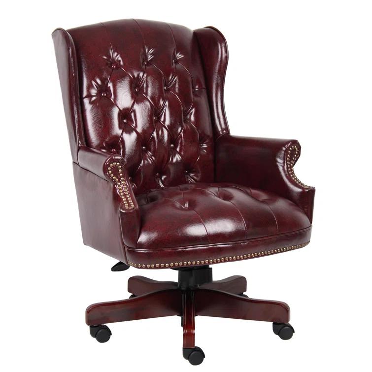 Boss Office Products Traditional Vinyl Executive Chair