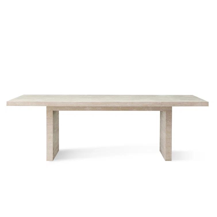 Phillips Collection Old Lumber Dining Table, Roman Stone
