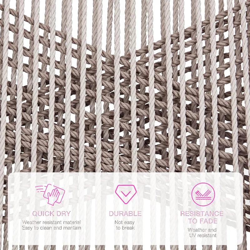 George Oliver 2 Pack Counter Height Bar Stools , Sponge Outdoor High Stool Set, Home Back Dining Chair With Backrest And Arm-Gray