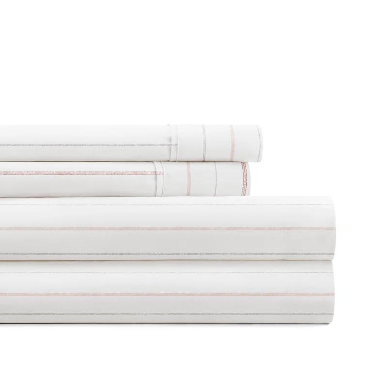 4 Piece Sheet Set Patterned Microfiber Ultra Soft Bedding