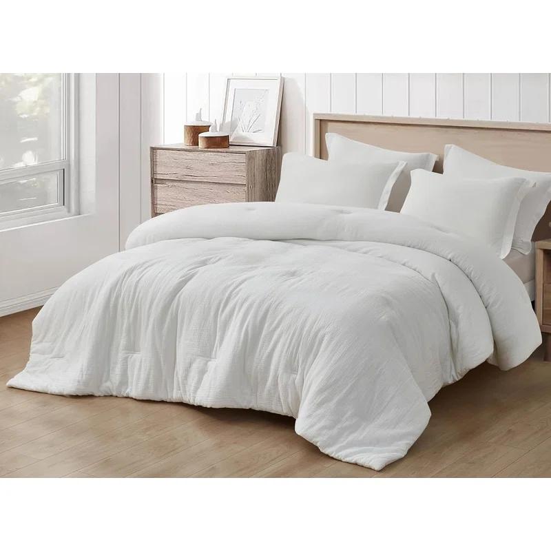 Chezmoi Collection Breeze Cotton Gauze Comforter Bedding Set