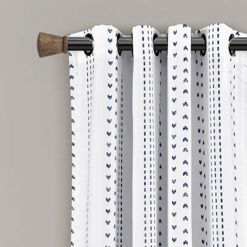 Lush Decor Semi-Sheer Curtain Panels (Set of 2)