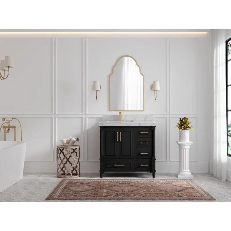 Willow Collections 36'' Single Bathroom Vanity with Quartz Top